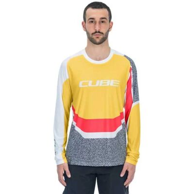 Maillot Vertex Jaune Cube - T-Shirt Technique Homme - Publicité Maillot Vertex Jaune Cube - T-Shirt Technique Homme - Publicité