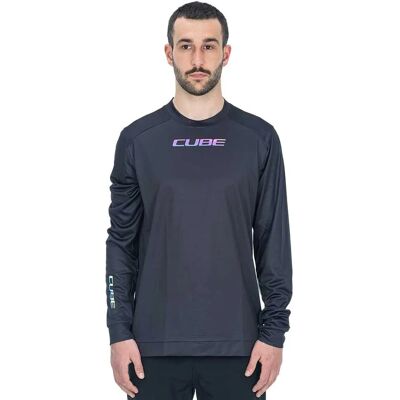 Maglia Cube ATX Manica Lunga Nera S - Enduro Maglia Cube ATX Manica Lunga Nera S - Enduro