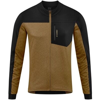 Maglia XL Marrone Cube - Jersey Maglia XL Marrone Cube - Jersey
