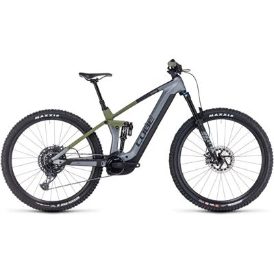 Cube Carbon E-Mountainbike - 2023 - flashgrey / olive Cube Carbon E-Mountainbike - 2023 - flashgrey / olive
