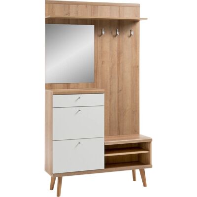 andas Merle Weiße skandinavische Garderobe - Garderobe andas Merle Weiße skandinavische Garderobe - Garderobe