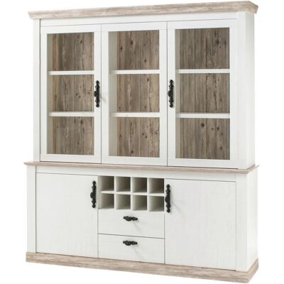 Home affaire Florenz Weiß Buffet - Landhausstil Stauraum Home affaire Florenz Weiß Buffet - Landhausstil Stauraum