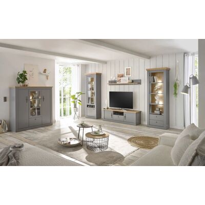 Möbel Kraft - CHAMBORD - grau - 150 cm - Wall shelf Möbel Kraft - CHAMBORD - grau - 150 cm - Wall shelf