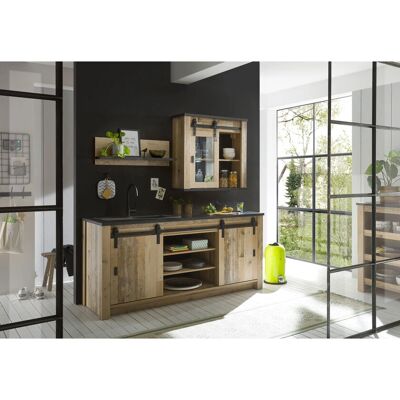 HOME AFFAIRE - Sherwood - 201x64 cm - Braun - Küchenzeile HOME AFFAIRE - Sherwood - 201x64 cm - Braun - Küchenzeile