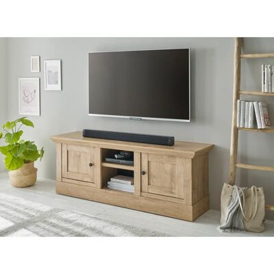 HOME AFFAIRE Cornwall Landhausstil Lowboard - Eiche Braun HOME AFFAIRE Cornwall Landhausstil Lowboard - Eiche Braun