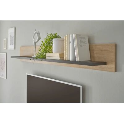 Wandboard HOME AFFAIRE Cornwall - Wandregal im Landhausstil, Braun, 150cm Wandboard HOME AFFAIRE Cornwall - Wandregal im Landhausstil, Braun, 150cm