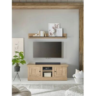 HOME AFFAIRE Cornwall Wohnzimmerwand - Landhausstil Braun HOME AFFAIRE Cornwall Wohnzimmerwand - Landhausstil Braun