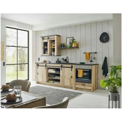 Home Affaire Sherwood Küchenzeile - Old Style Dekor - 264cm Home Affaire Sherwood Küchenzeile - Old Style Dekor - 264cm