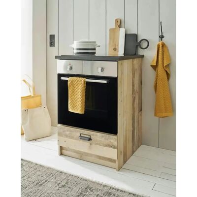 HOME AFFAIRE Sherwood Braun Küchenzeile - Komplettküchen-Set HOME AFFAIRE Sherwood Braun Küchenzeile - Komplettküchen-Set