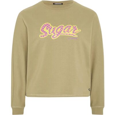 CHIEMSEE M Braun V-Silhouette Sweatshirt - Sweatshirt CHIEMSEE M Braun V-Silhouette Sweatshirt - Sweatshirt