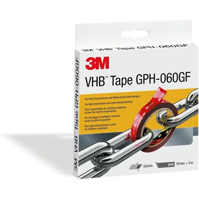 3M Szürke VHB Szalag GPH-060GF - Magas hőmérsékletű többanyagú kötés 3M Szürke VHB Szalag GPH-060GF - Magas hőmérsékletű többanyagú kötés