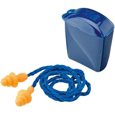 Tapones de Oídos Reutilizables con Cable 3M 1271 - Protección Auditiva Tapones de Oídos Reutilizables con Cable 3M 1271 - Protección Auditiva