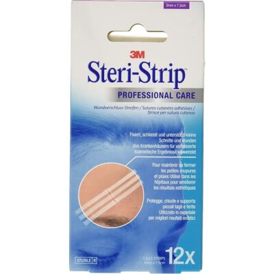 3M Steri-Strip Wundverschlussstreifen 3 x 75 mm - 12 Stück 3M Steri-Strip Wundverschlussstreifen 3 x 75 mm - 12 Stück