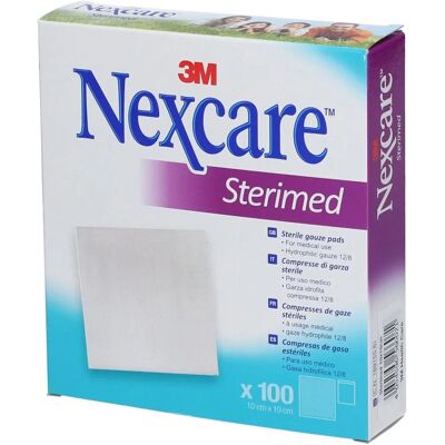 3M Nexcare Sterimed Idrofila 10x10cm - Garza Medica 3M Nexcare Sterimed Idrofila 10x10cm - Garza Medica
