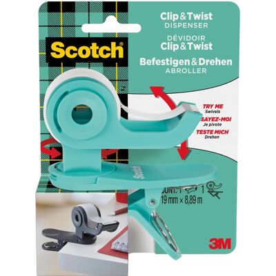 Scotch C19-clip-tl Spender - Flexibles, vielseitiges Design Scotch C19-clip-tl Spender - Flexibles, vielseitiges Design
