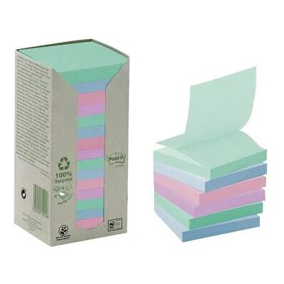 3M Post-it Notizzettel Papier Quadratisch Blau, Grün, Pink, Lila - Notizblock 3M Post-it Notizzettel Papier Quadratisch Blau, Grün, Pink, Lila - Notizblock