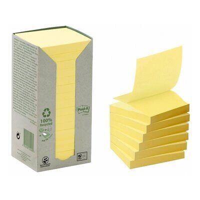 3M R330-1T Recycling Notizpapier - Gelb, 76x76mm, 100 Blatt 3M R330-1T Recycling Notizpapier - Gelb, 76x76mm, 100 Blatt