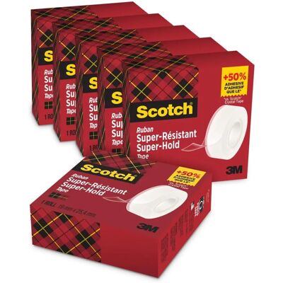 Transparant Scotch Super-Hold tejp - 19mm x 25,4m Transparant Scotch Super-Hold tejp - 19mm x 25,4m