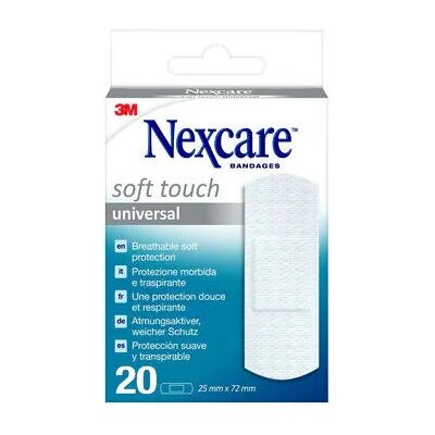 Nexcare Soft Touch Pflaster - 25x72mm, 20 Stück Nexcare Soft Touch Pflaster - 25x72mm, 20 Stück