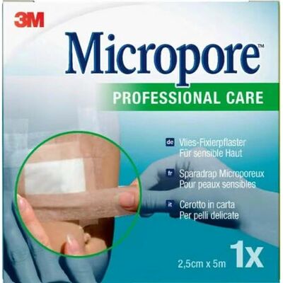 Nastro Chirurgico 3M 1533NP-1S - Traspirante, Ipoallergenico - Uso Medico Nastro Chirurgico 3M 1533NP-1S - Traspirante, Ipoallergenico - Uso Medico
