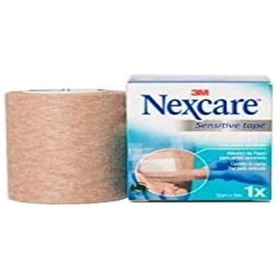 Fita de papel 3M Nexcare - Pele - 5m x 5cm Fita de papel 3M Nexcare - Pele - 5m x 5cm