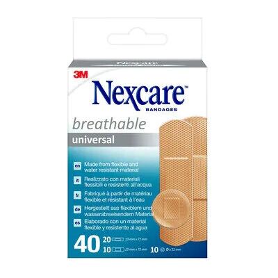 Cerotto adesivo traspirante Nexcare Universal - Kit di pronto soccorso Cerotto adesivo traspirante Nexcare Universal - Kit di pronto soccorso