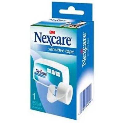 Cinta de Papel Blanco Nexcare 2,5x5m - Apósito Adhesivo Cinta de Papel Blanco Nexcare 2,5x5m - Apósito Adhesivo