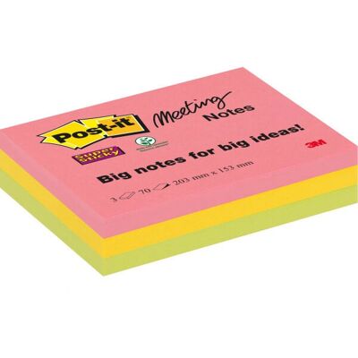 3M 86456SSEU Notizzettel - Mehrfarbig - 70 Blatt - Selbstklebend 3M 86456SSEU Notizzettel - Mehrfarbig - 70 Blatt - Selbstklebend