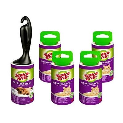 3M 839RS-48-5VP Tierhaarentferner - Scotch-Brite Extra Sticky - 48 Blätter 3M 839RS-48-5VP Tierhaarentferner - Scotch-Brite Extra Sticky - 48 Blätter