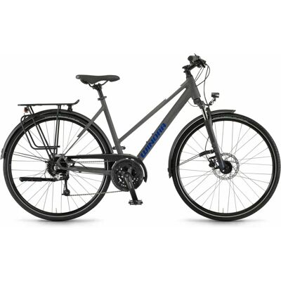 Winora Domingo 27 - Leichtes Hybridfahrrad - 28 Zoll Grau Matt - Trapez Winora Domingo 27 - Leichtes Hybridfahrrad - 28 Zoll Grau Matt - Trapez