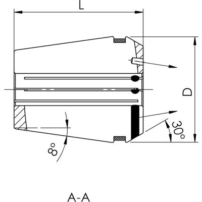 Fahrion GRC32HPDD Pinza de precisión - Similar a DIN ISO 15488-A Fahrion GRC32HPDD Pinza de precisión - Similar a DIN ISO 15488-A