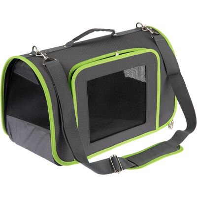 Transporter zwierząt Honeycomb od bitiba - Szary i Zielony - 45 x 25 x 28 cm Transporter zwierząt Honeycomb od bitiba - Szary i Zielony - 45 x 25 x 28 cm