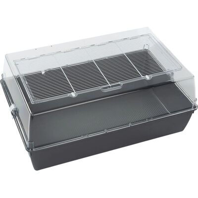 Klatka dla małych zwierząt TIAKI - Ekologiczna, przezroczysta góra - 71cm Klatka dla małych zwierząt TIAKI - Ekologiczna, przezroczysta góra - 71cm
