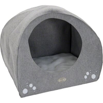 Bitiba Dog Bed Igloo - Grey - 71 x 54 x 57 cm - Dog Bed Bitiba Dog Bed Igloo - Grey - 71 x 54 x 57 cm - Dog Bed