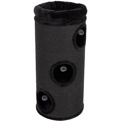 Bitiba Diogenes XL Rascador en Barril - Negro - Muebles para Gatos Bitiba Diogenes XL Rascador en Barril - Negro - Muebles para Gatos