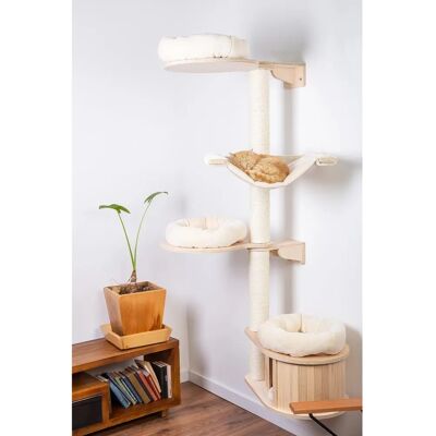 Natural Paradise Wall Scratching Tree - Magnolia - Cream Natural Paradise Wall Scratching Tree - Magnolia - Cream
