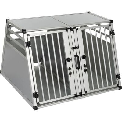 bitiba Aluline Cage Double pour Chien - XL - Cage de Transport pour Chiens bitiba Aluline Cage Double pour Chien - XL - Cage de Transport pour Chiens