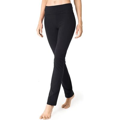 Pantalon de Yoga Femme Mandala - Noir - Coupe Confortable - Publicité Pantalon de Yoga Femme Mandala - Noir - Coupe Confortable - Publicité