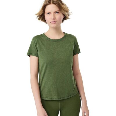 MANDALA - TS35JE10 - Dunkelgrün - XS - Yogashirt MANDALA - TS35JE10 - Dunkelgrün - XS - Yogashirt