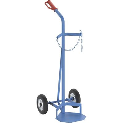 Eurokraft Pro Chariot pour Bouteilles en Acier - 40L, Bleu Clair RAL 5012 - Publicité Eurokraft Pro Chariot pour Bouteilles en Acier - 40L, Bleu Clair RAL 5012 - Publicité
