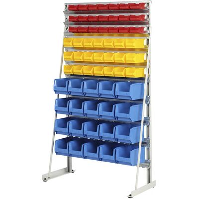 Scaffale di stoccaggio eurokraft pro con 62 compartimenti - Scaffale Scaffale di stoccaggio eurokraft pro con 62 compartimenti - Scaffale