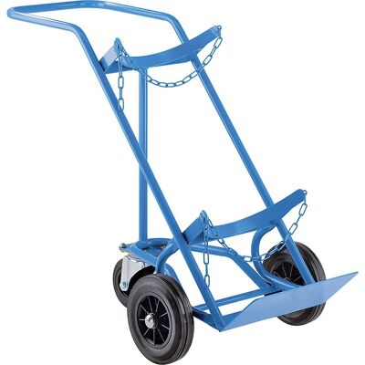 Carrello per bottiglie in acciaio e gas - 380 mm max Carrello per bottiglie in acciaio e gas - 380 mm max