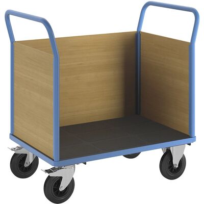 Eurokraft pro Carro de Plataforma - 3 Paredes Altas, 1050x700mm Eurokraft pro Carro de Plataforma - 3 Paredes Altas, 1050x700mm