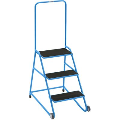 Scala mobile Eurokraft pro - 3 gradini, Blu chiaro RAL 5012 - Scala Scala mobile Eurokraft pro - 3 gradini, Blu chiaro RAL 5012 - Scala