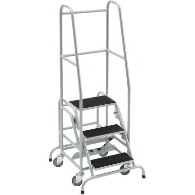 Escalera móvil Eurokraft pro con peldaños de goma - Escalera Escalera móvil Eurokraft pro con peldaños de goma - Escalera