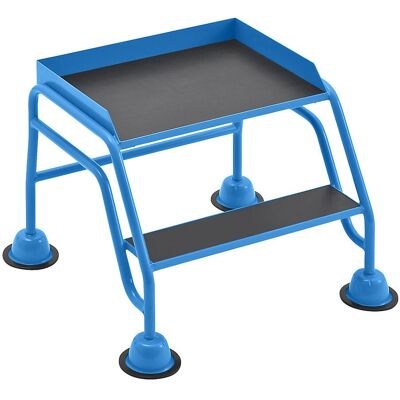 Eurokraft pro Piattaforma Mobile con 2 Gradini Texturati - Scala Eurokraft pro Piattaforma Mobile con 2 Gradini Texturati - Scala