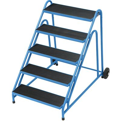 Eurokraft pro Azul y Amarillo Escalera de 5 peldaños - Escalera Eurokraft pro Azul y Amarillo Escalera de 5 peldaños - Escalera
