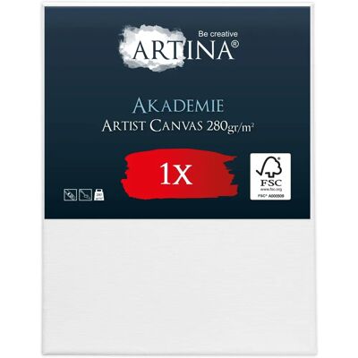 Artina Akademie Leinwand Weiß 50x40x1cm - Malgrund Artina Akademie Leinwand Weiß 50x40x1cm - Malgrund
