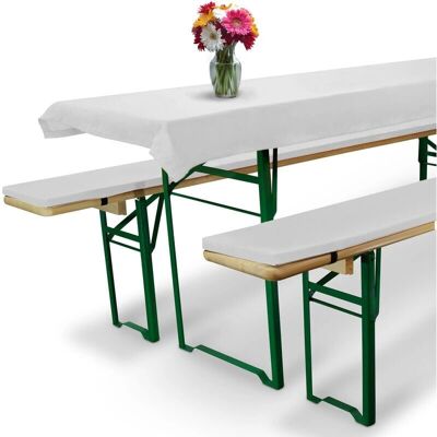 Beautissu - Set birreria: 1 tovaglia e 2 cuscini - Set di stoviglie e cuscini Beautissu - Set birreria: 1 tovaglia e 2 cuscini - Set di stoviglie e cuscini
