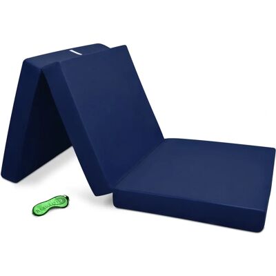 Beautissu - Modèle Campix - Matelas Pliable en Microfibre Respirante pour Camping et Invités - Publicité Beautissu - Modèle Campix - Matelas Pliable en Microfibre Respirante pour Camping et Invités - Publicité